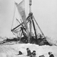 Endurance just prior to plunging through the Antarctic ice in November 1915.